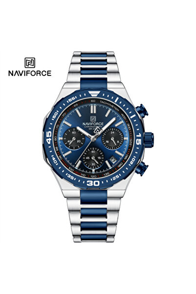 Naviforce SBES Fashion Watch For Men High Quality Luxury Stainless Steel Wate...