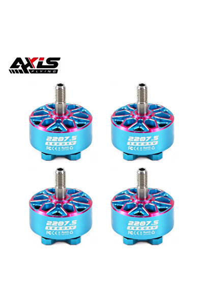 Choice 4PCS 1860KV 4PCS Axisflying 2025 New Bando 2207.5 6S 1860KV 1960KV Bru...