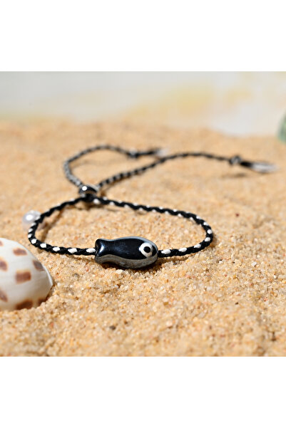 Choice 25xh0304-10 Trendy Multicolored Pull - String Ceramic Fish Bracelet Je...
