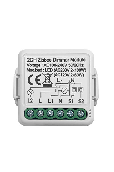 Choice وحدة تحكم ذكية ثنائية الاتجاه من نوع GIRIER Tuya ZigBee تدعم التحكم ثن...