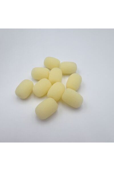 Choice3 غطاء إسفنجي خاص للميكروفون بلون أصفر فاتح - 10 قطع، غطاء إسفنجي صغير ...