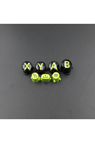 Choice5 Electric Yellow 1Set Multi-Color Replacement Button Kit For Xbox Seri...