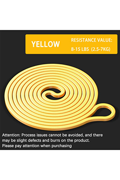 Choice5 Yellow 15BL Resistance Band Set Pull Up Assistance Bands Stretch Band...