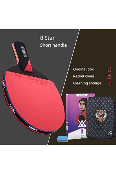 Choice E8 CS set LOKI 9 Star Table Tennis Racket Professional 5+2 Carbon Ping...