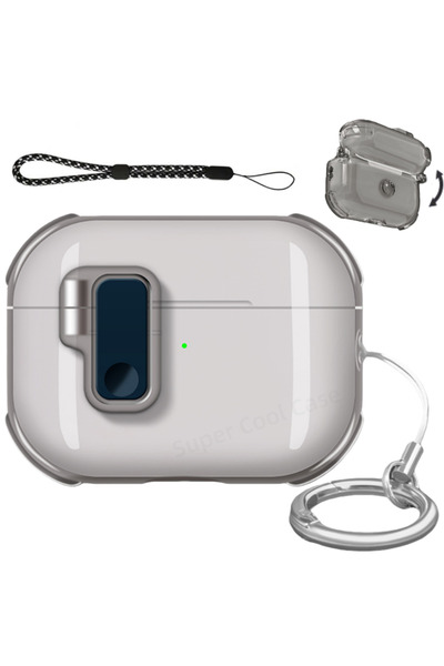 Choice10 for AirPods Pro 3 Clear Black Earphone Case for AirPods Pro 3/Pro 2/...