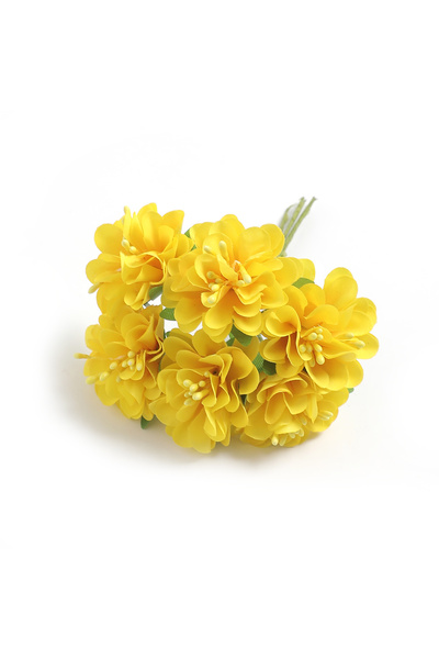 Choice17 1PCS yellow 1/2Pcs Artificial Flowers Carnation 11CM Fake Flower For...