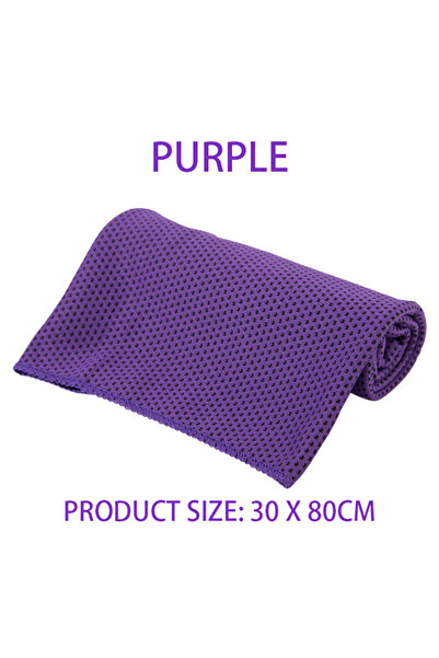 Choice 30x80cm purple Outdoor Microfiber Quick Drying Sports Cooling Ice Towe...