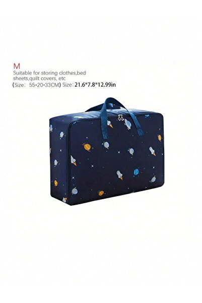 Choice22 01 M Quilt Storage Bag Cat Little Fish Rocket Pattern Quilt Storage ...