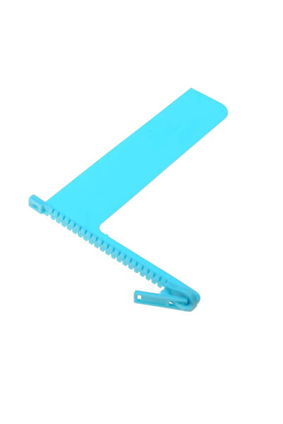 Choice blue Creative Zipper Bookmark - Dual-Function Organizer with Divided P...