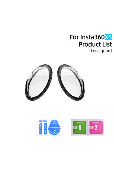 Choice7 Set 6 for X5 Tempered Glass Film For Insta360 X4 X5 Screen Protector ...