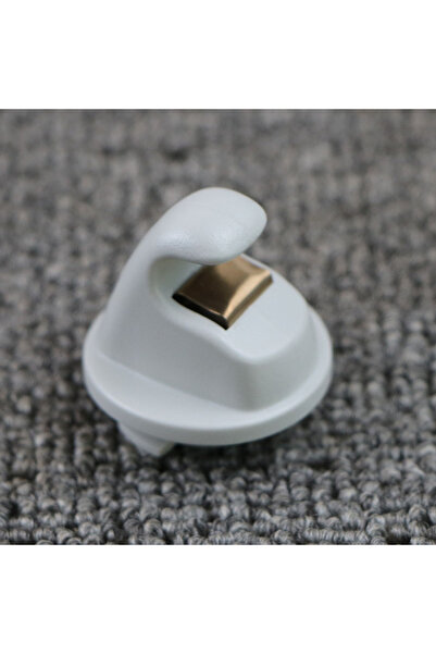 Choice1 Grey 1Pcs Grey Sun Visor Clip Hook Holder For VW Golf 7 MK7 2013+ Pas...