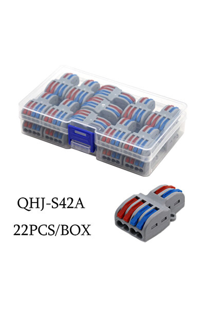 Choice8 S42A-22PCS موصل كهربائي سلكي صغير معلب 222 شريط إضاءة LED موصلات سريع...