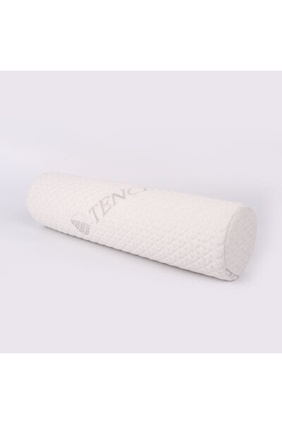Choice 11X45CM WHITE Cervical Neck Roll Memory Foam Pillow Bolster Pillow for...