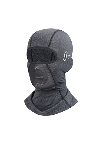 Choice long gray Motorcycle Balaclava Summer Cooling Mask Men Sun UV Protecti...