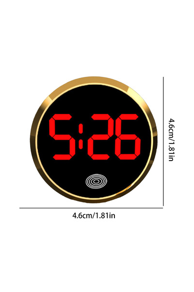 choice2 B Red Fashionable Car LED Clock Touch-Control Dashboard Watch with LE...