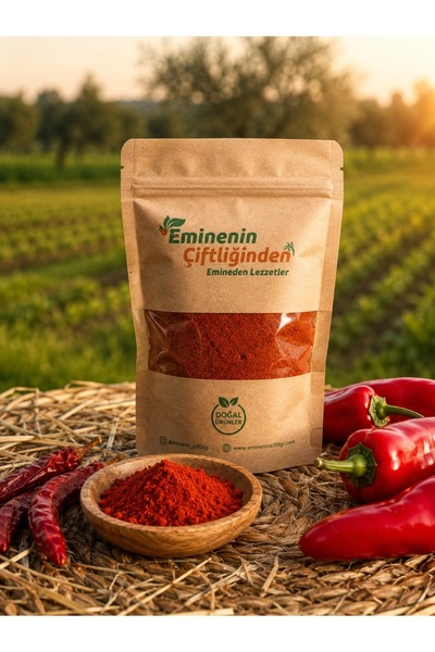 Eminenin çiftliği TOZ KIRMIZI BİBER 1 KG