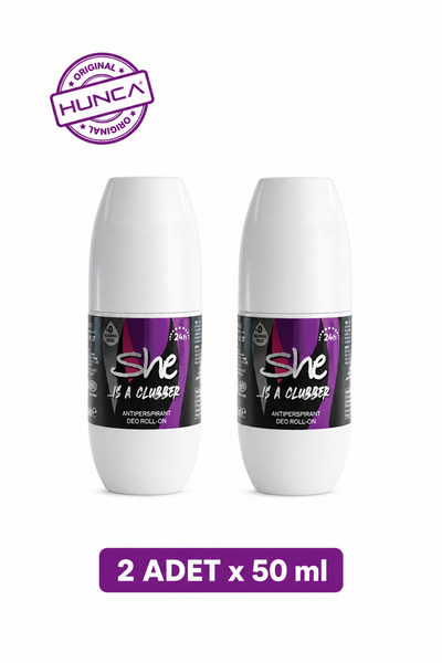 She Women Roll-on Clubber 50 Ml X 2 Adet