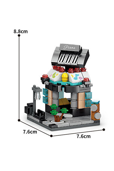 choice2 8974-5 16 Style Mini Street View Coffee Store Piano Game Hall Fruit B...