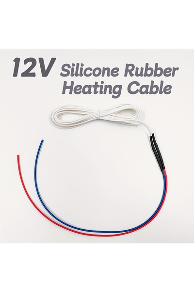 Choice3 8m (26.2ft) 12V Silicone Low-voltage Heating Wire with Cold Wire Do f...