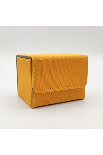 Choice13 H-yellow 100+Trading Card Deck Box Storage Holder Organizer Cards Ca...