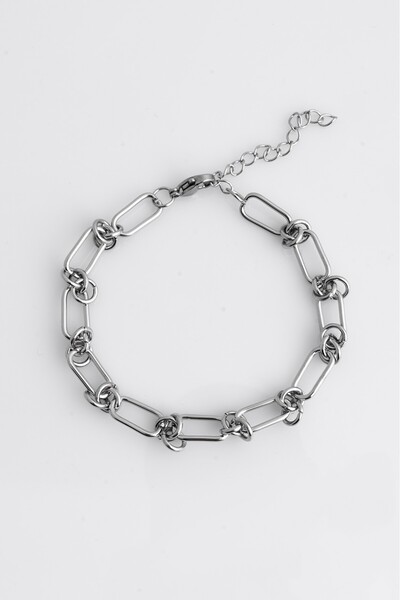 Crupt Studio 316L Steel Bond Paperclip Chain Men's Bracelet