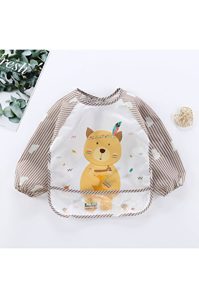 Choice29 0-3year style 29 Waterproof Full Sleeve Baby Bibs Children Apron Lon...