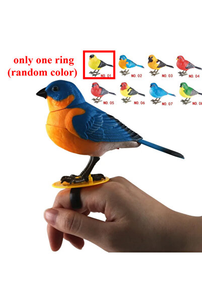 Choice5 ring(random) Electric Singing Bird Toy Cute Interactive Bird Toy Simu...