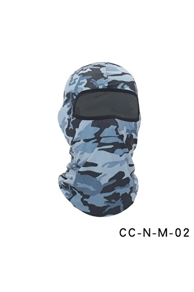 Choice9 CC-N-M-02 Blue Balaclava Motorcycle Face Mask Moto Helmet Bandana Hoo...