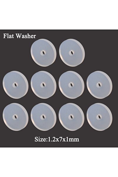 Choice 10pcs Discs-7mm Silicone Fixed O-Ring Piercing Healing Discs Soft Flat...