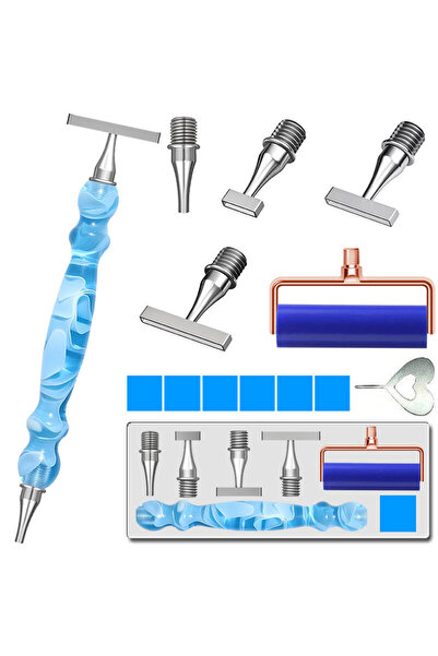 Choice D SkyBlue Roller Set Ergonomic Diamond Painting Art Drill Bead Dot Pen...