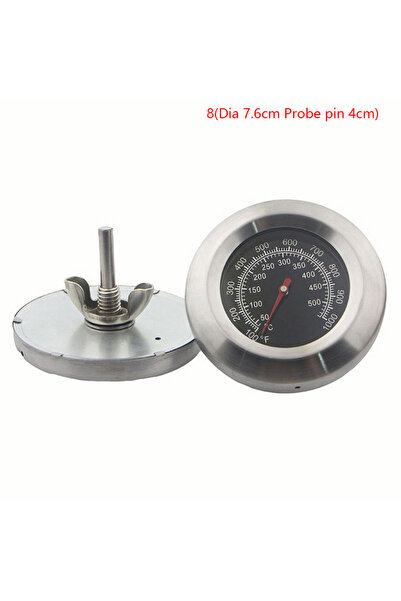 Choice9 JETTING 8dia7.6cm pin4cm Stainless Steel BBQ Smoker Grill Thermometer...