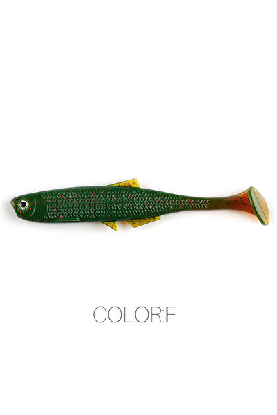 Choice 120mm 4pcs 9.34g F Supercontinent Leanness ShadTeez T-tail 5cm/7.5cm/1...