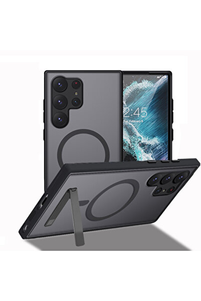 Choice S24 Ultra Black Case UYUXIO Magnetic Stand Phone Case for S24 S23 S22 ...