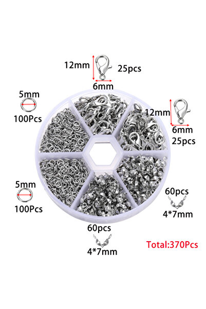Choice Style 06 210-400pcs/Box Jewelry Making Kits Lobster Clasp Open Jump Ri...