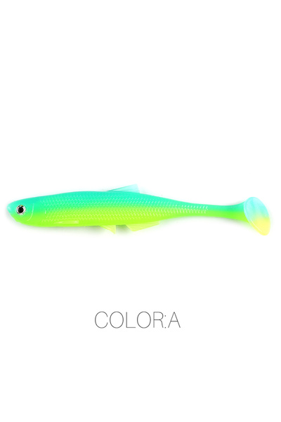 Choice 50mm 12pcs 0.72g A Supercontinent leanness ShadTeez T-tail 5cm/7.5cm/1...