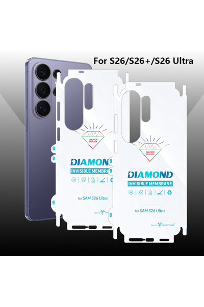 Choice Galaxy S26 2Pcs HD Clear 2PCS Back Rear Sides Cover Hydrogel Film for ...