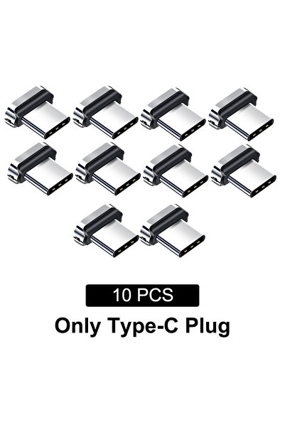 Choice 10PCS type c plugs 10/ 20Pcs Magnetic Tips for redmi note 12 turbo Fon...