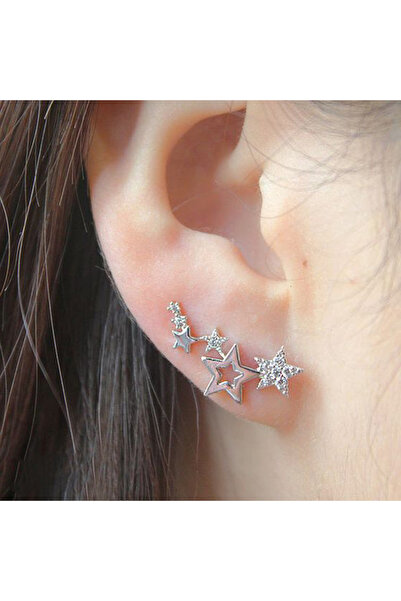 Choice RINHOO FRIENDSHIP ER21Y0094-3 Shiny Star Stud Earrings for Women Elega...