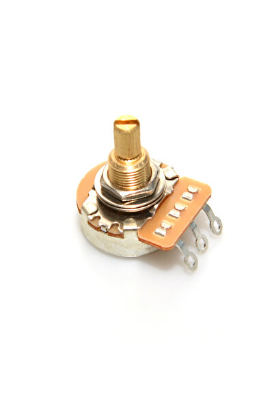 Choice 1xA500K 15mm 1pcs Short Shaft Guitar Potentiometers Brass 3/8" Threade...