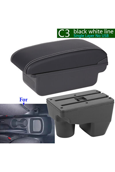 Choice C3 Black white NoUSB For Toyota Yaris Armrest Box For Toyota Yaris Ele...
