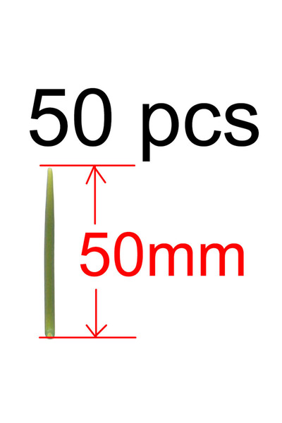 Choice 50mm 50pcs Carp Fishing Accessories Anti Tangle Sleeves Line Aligner H...