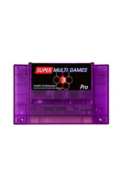 choice2 PURPLE Super Multi Games SNES SFC V1 3000 in 1 Game card for SFC 16-B...