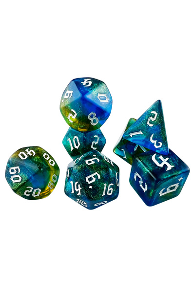 Choice7 Navy Blue dnd dice 7pc/set