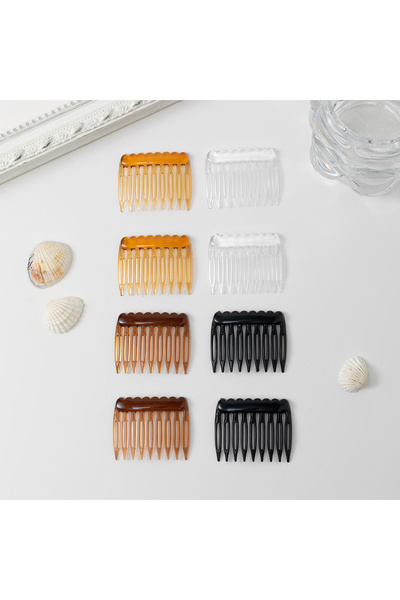 Choice Combination set 8PCS 9 Teeth Plastic Hair Side Comb Simple Hair Access...