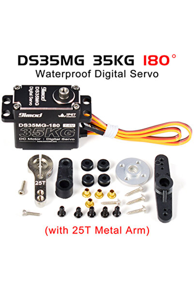 Choice DS35MG35KG180 9imod RC Servo 35kg 45kg 25kg 51kg Metal Waterproof Brus...