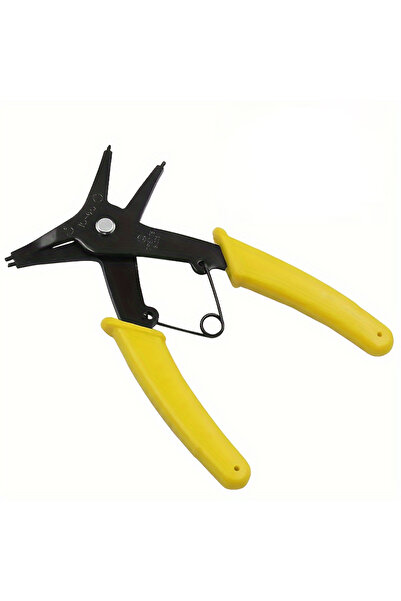 Choice1 1PC Yellow Heavy-Duty 2-in-1 Snap Ring Pliers | Professional Internal...