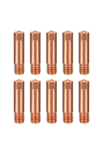 Choice5 0.8mm 10PCs MB-15AK Tip Gas Nozzle M6*25mm ECu CuCrZr Welding Torch C...
