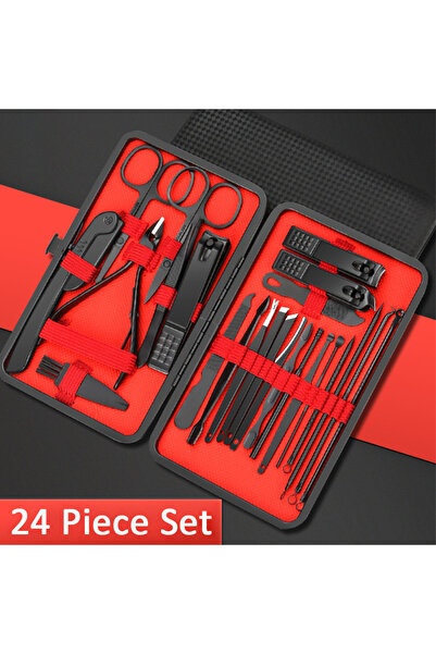 Choice1 24 PCS SET 7/12/18/20/24PCS Set Professional Manicure Set Kits Stainl...