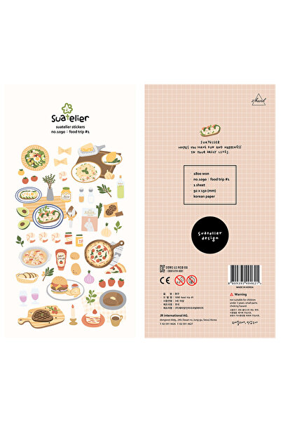Choice17 food trip01 Korean Import Suatelier Brand Fresh Flower Food Cartoon ...