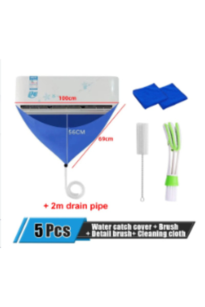 Choice 5pcs 1/5/7pcs Air Conditioner Cleaning Bag Waterproof Drain for Washin...